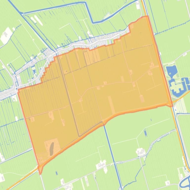 Kaart van de buurt Ottoland-Buitengebied-Zuid.