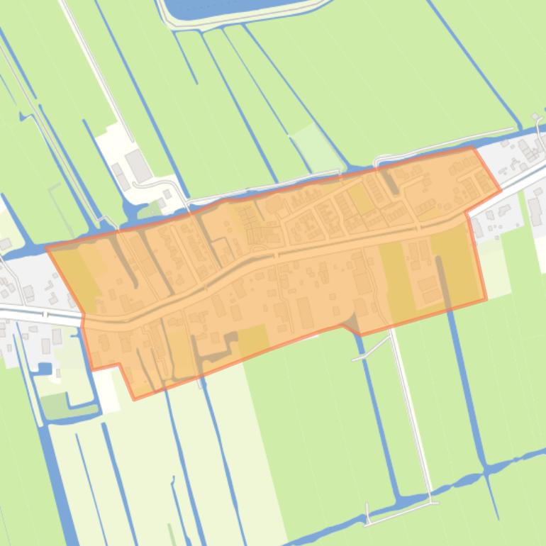 Kaart van de buurt Ottoland-Dorp.