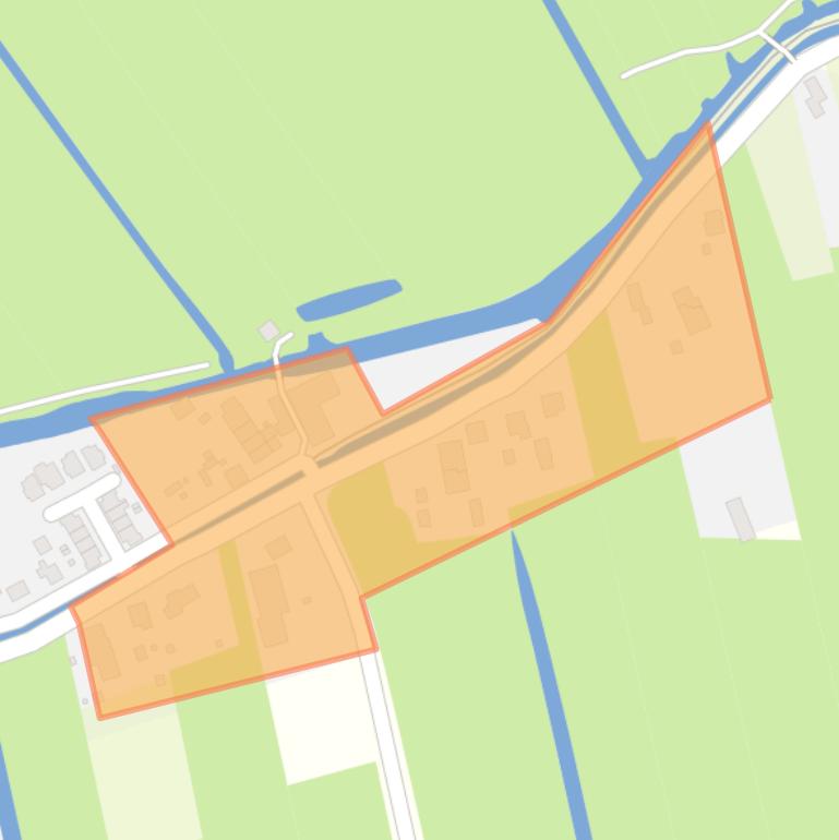 Kaart van de buurt Ottoland-Oost.