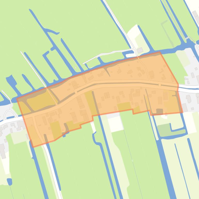 Kaart van de buurt Ottoland-West.