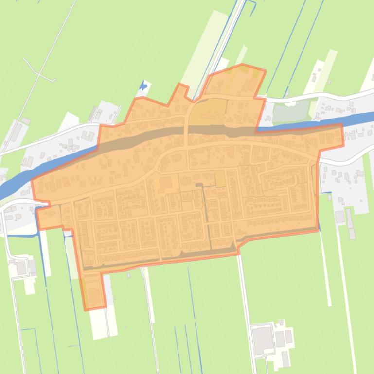 Kaart van de buurt Oud-Alblas-Dorp.