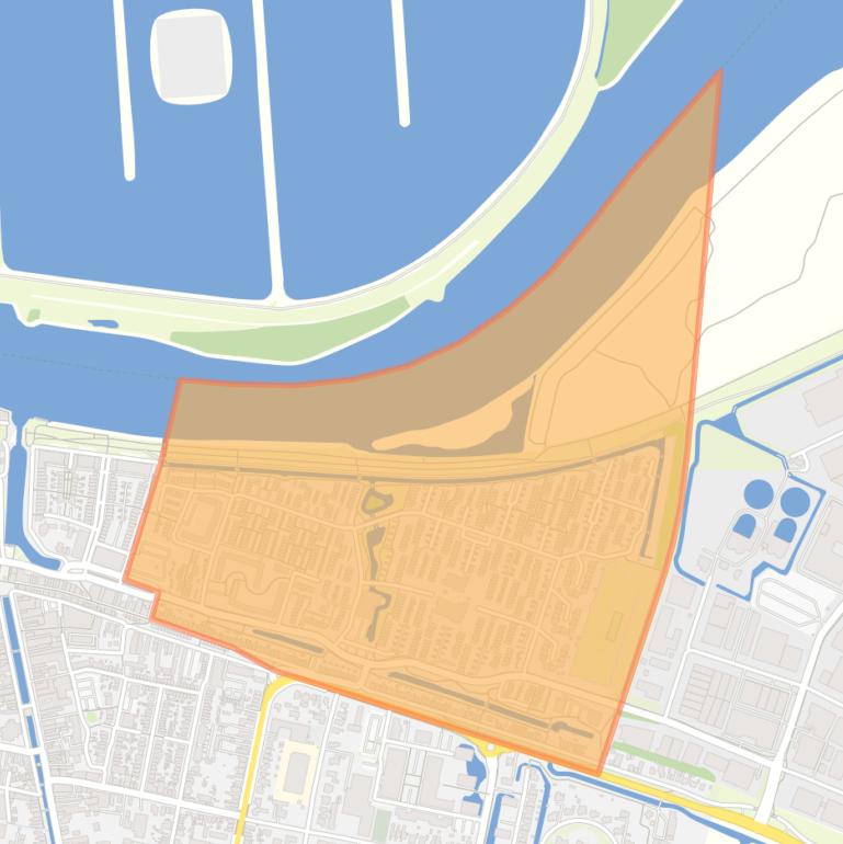 Kaart van de buurt Oud-Beijerland Oosterse Gorzenwijk.