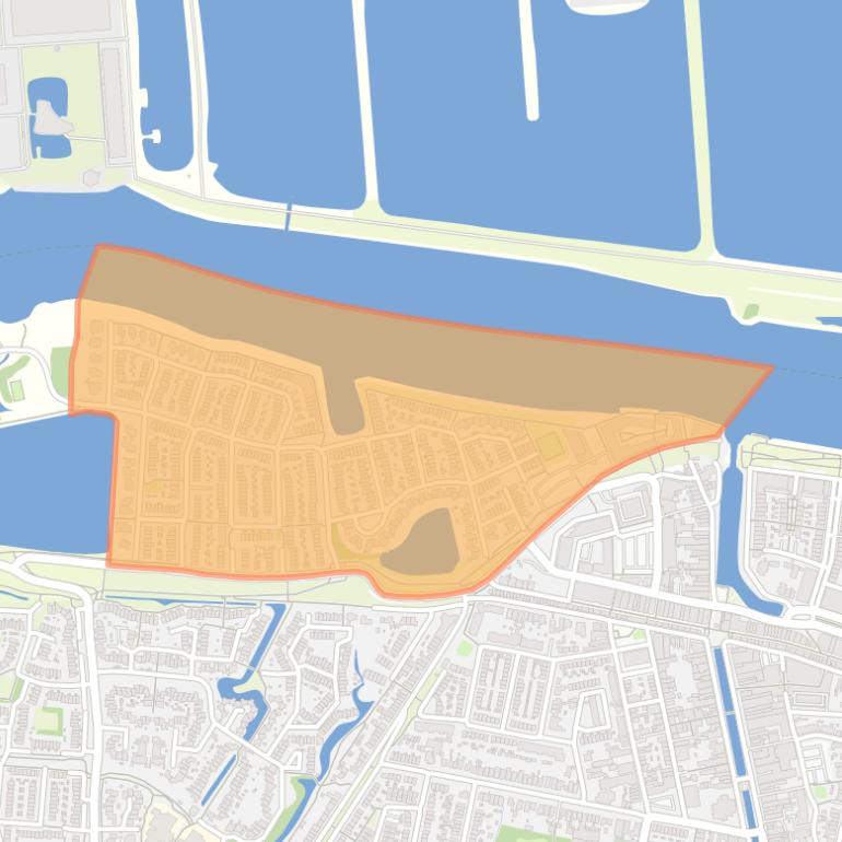 Kaart van de buurt Oud-Beijerland Spuioeverwijk.