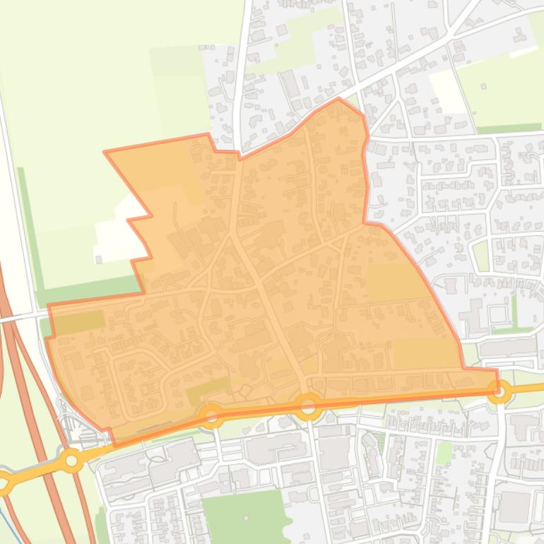 Kaart van de buurt Oud Borger.