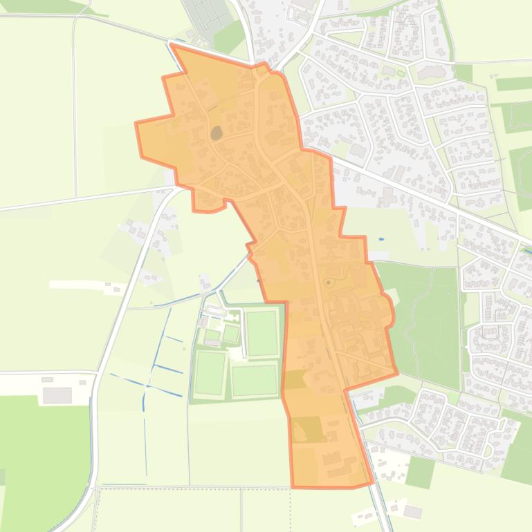 Kaart van de buurt Oud Odoorn.