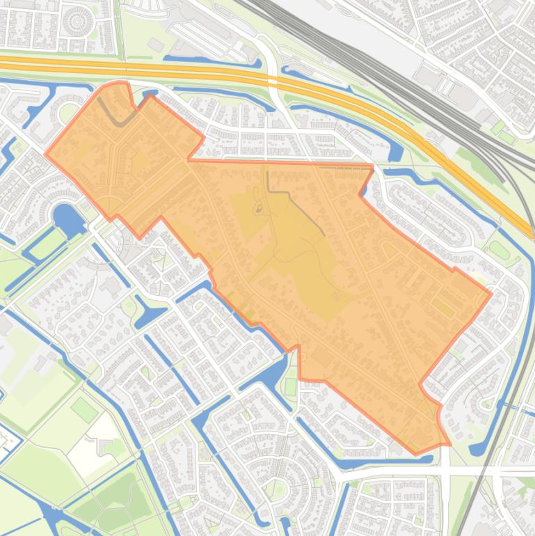 Kaart van de buurt Oud-Schelle.