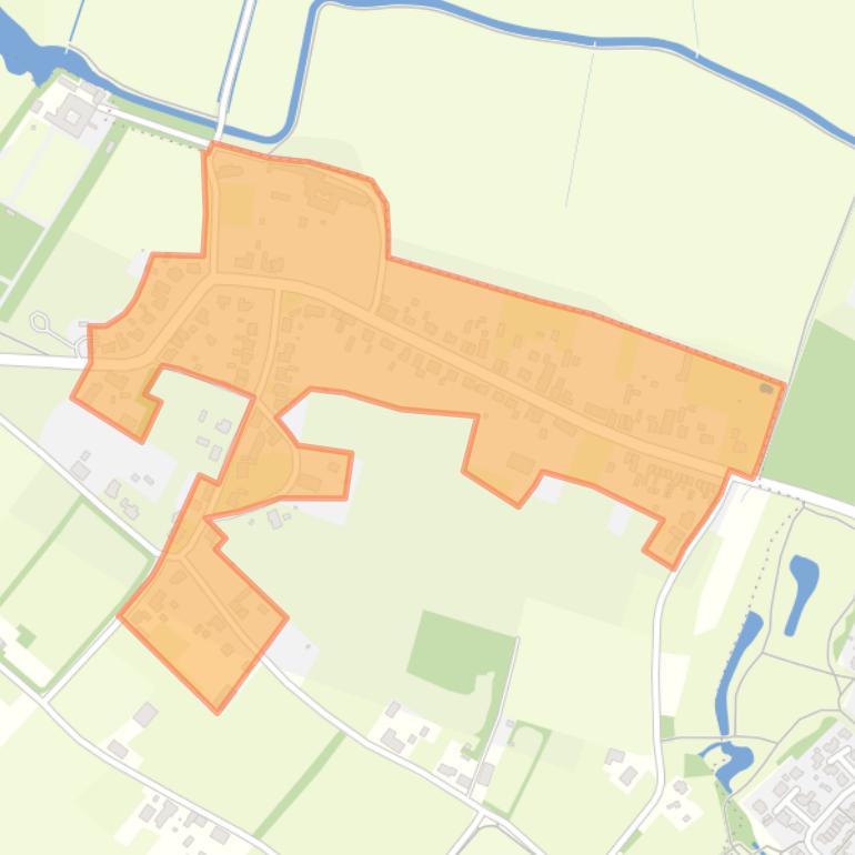 Kaart van de buurt Oud Velp.