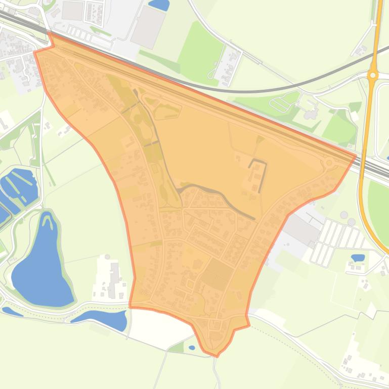 Kaart van de buurt Oud Zevenaar.