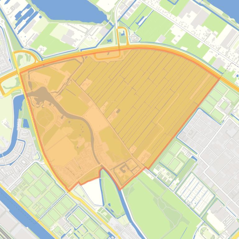 Kaart van de buurt Oud-Zuilen.