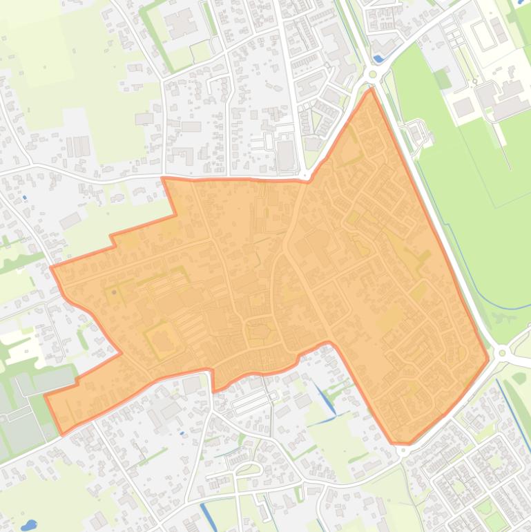 Kaart van de buurt Ouddorp centrum.
