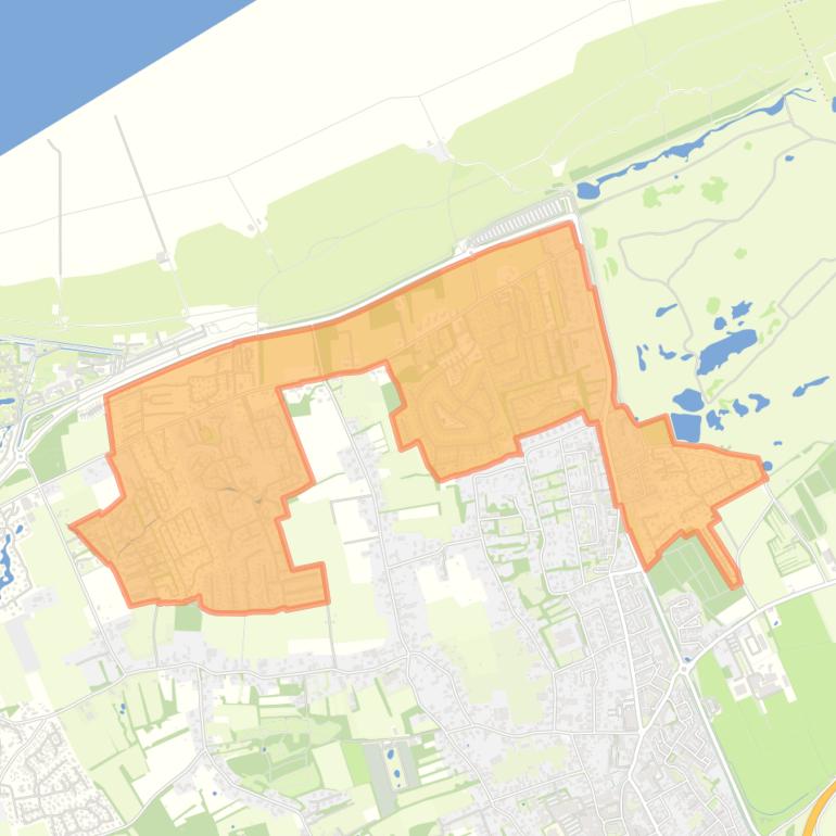 Kaart van de buurt Ouddorp oude nieuwlandseweg.