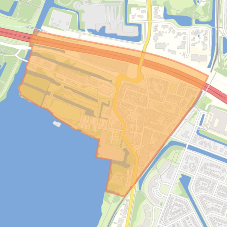 Kaart van de buurt Oude Dorp.