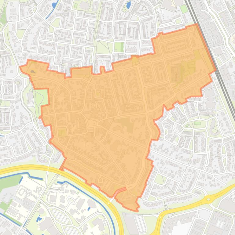 Kaart van de buurt Oude Dorp.