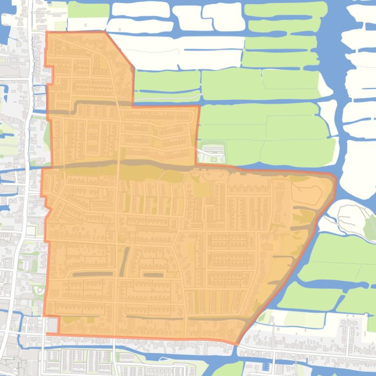 Kaart van de buurt Oude dorp.