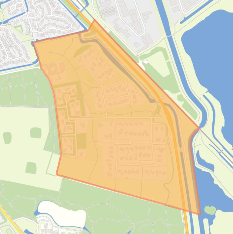 Kaart van de buurt Oude Mars.