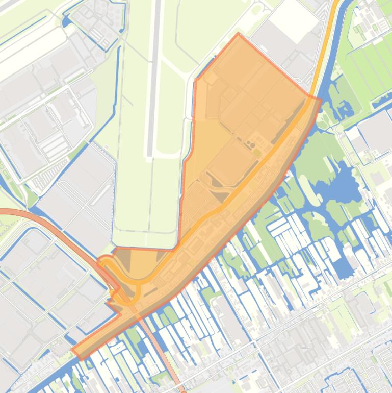 Kaart van de buurt Oude Meer.