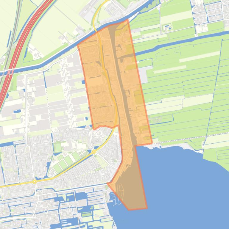 Kaart van de buurt Oude Wetering.