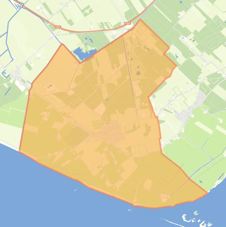 Kaart van de buurt Oudemirdum.