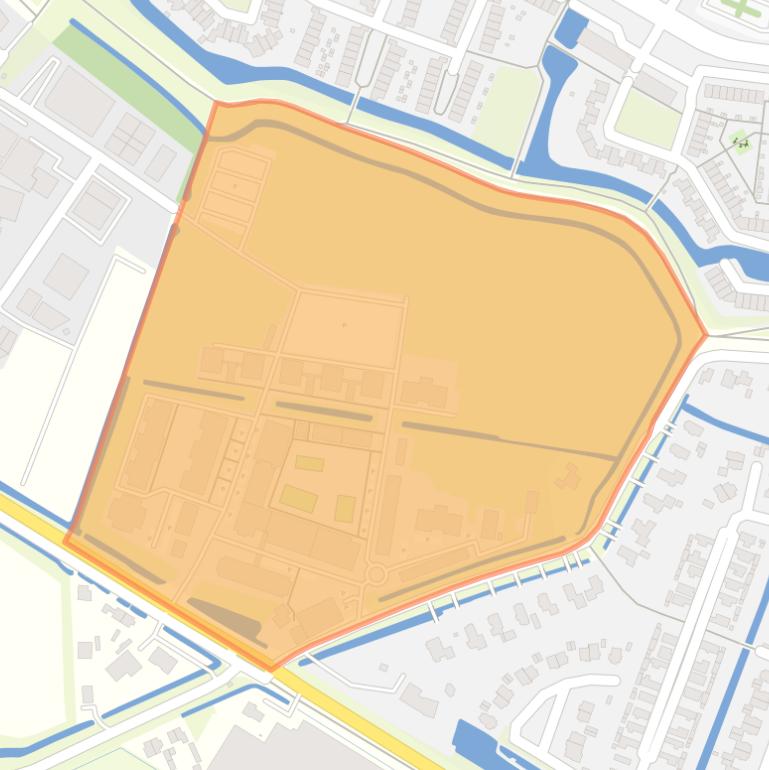 Kaart van de buurt Oudendijk en omgeving.