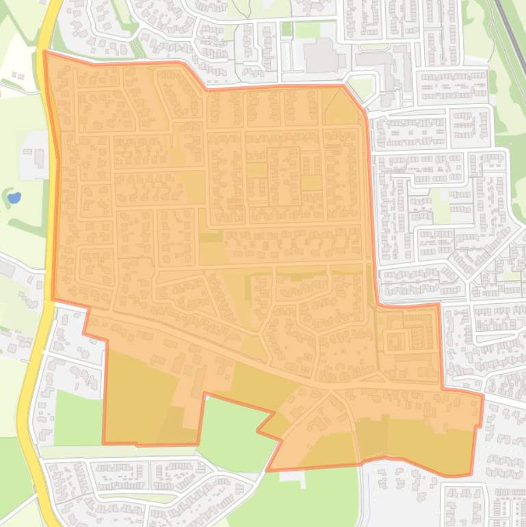 Kaart van de buurt Oudenmolen.