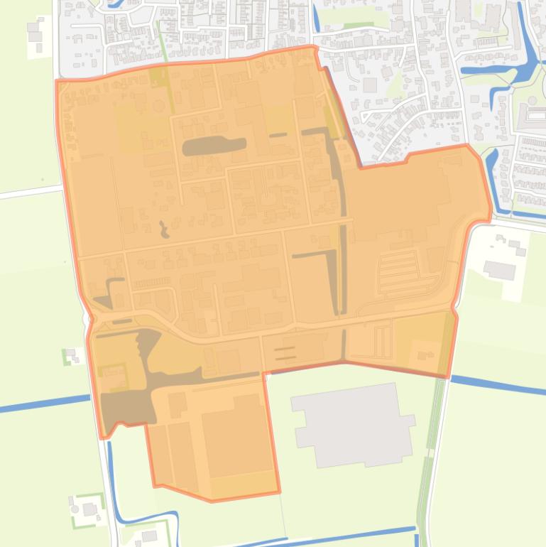 Kaart van de buurt Oudevaart-Zuid.