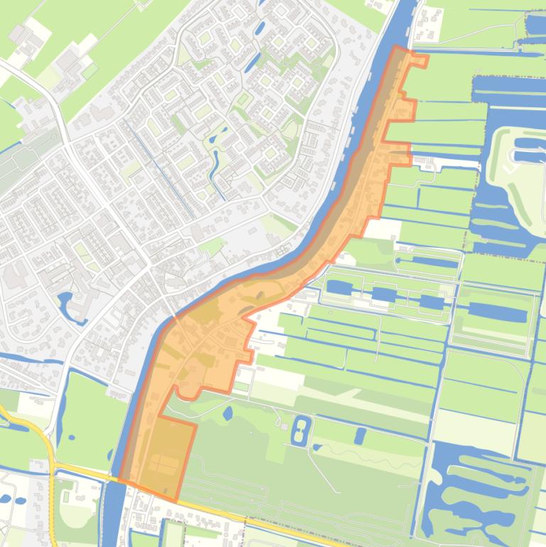 Kaart van de buurt Oudover.