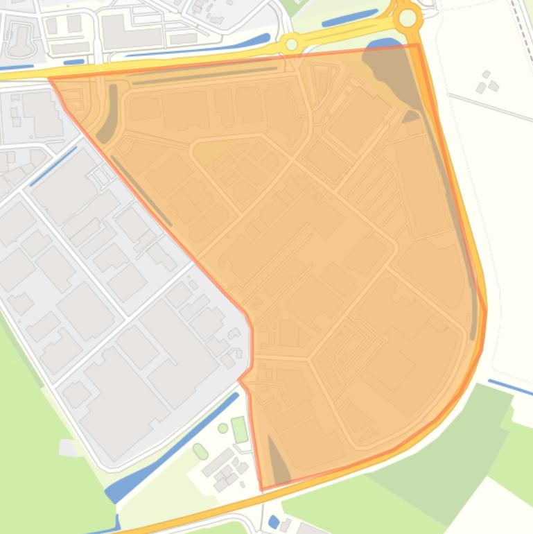 Kaart van de buurt Over Oudland.