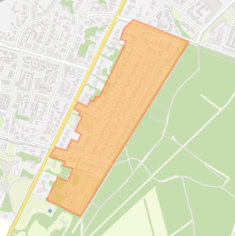 Kaart van de buurt Overbosch.