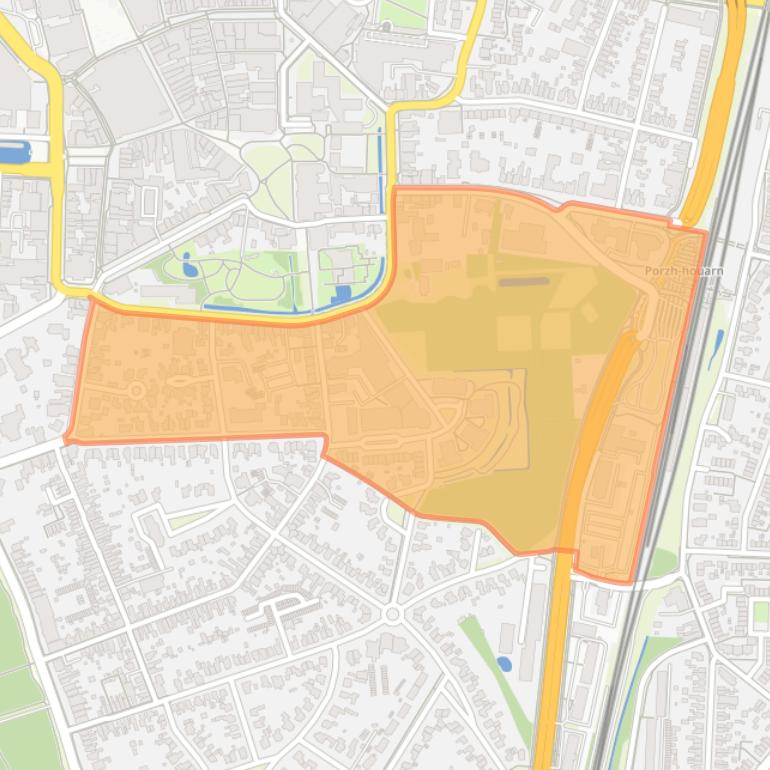 Kaart van de buurt Overcingel.