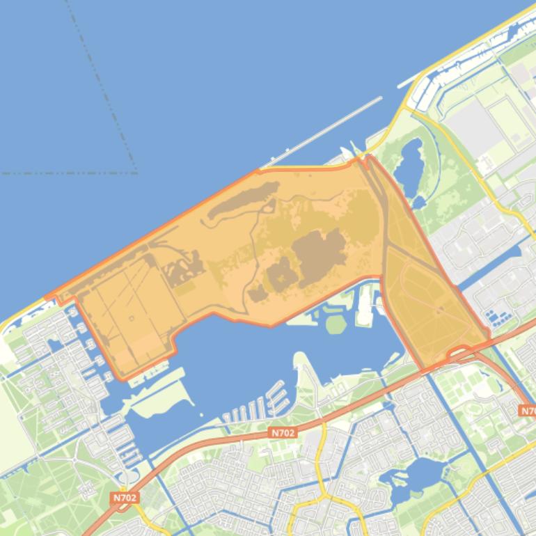 Kaart van de buurt Overig Almere Stad Noord.