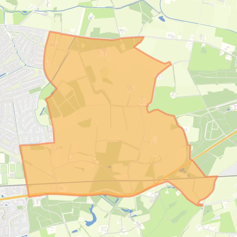 Kaart van de buurt Overig Colmschate-Noord.