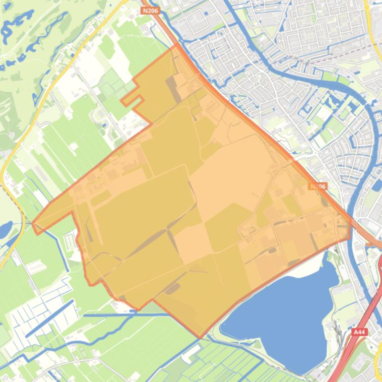 Kaart van de buurt Overige verspreide huizen Valkenburg.