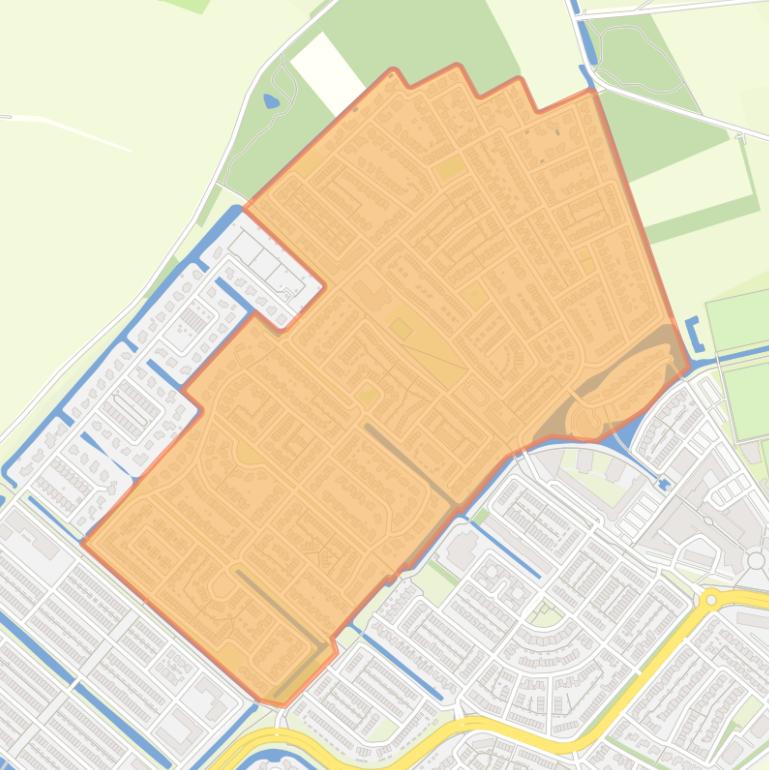 Kaart van de buurt Overkroeten.