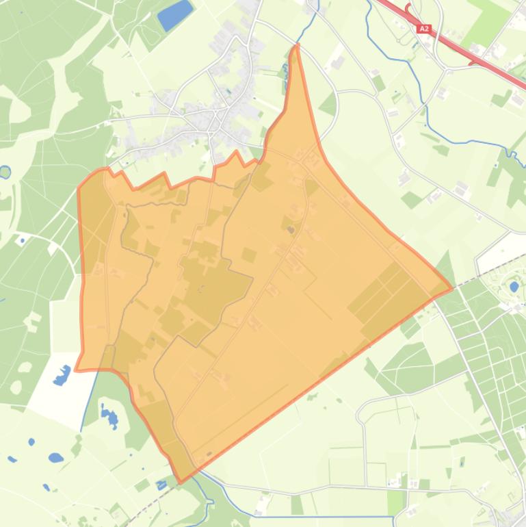 Kaart van de buurt Paaldijk.