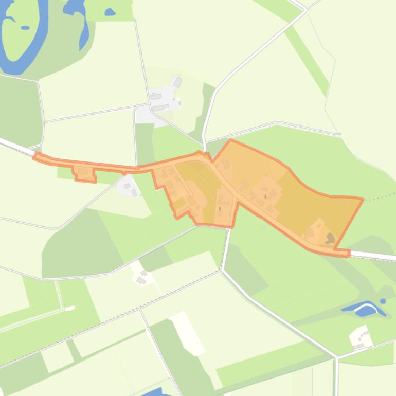 Kaart van de buurt Paarlo.