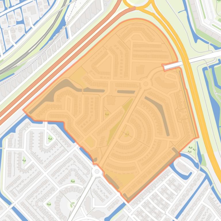 Kaart van de Paganinibuurt.