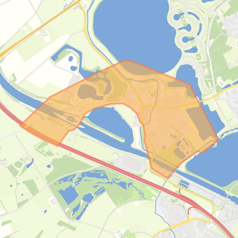 Kaart van de buurt Panheel.