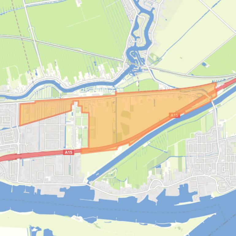 Kaart van de buurt Parallelweg.