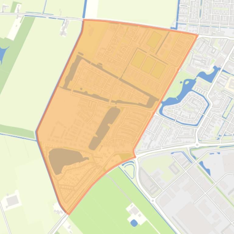 Kaart van de buurt Parijsch Lokkershoek.