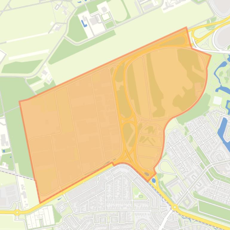 Kaart van de buurt Park Forum.