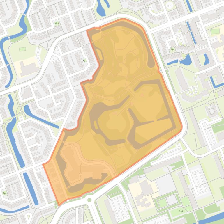 Kaart van de buurt Park Holy Noord.