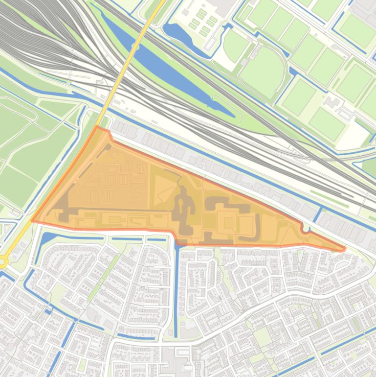 Kaart van de buurt Park Molenvliet.