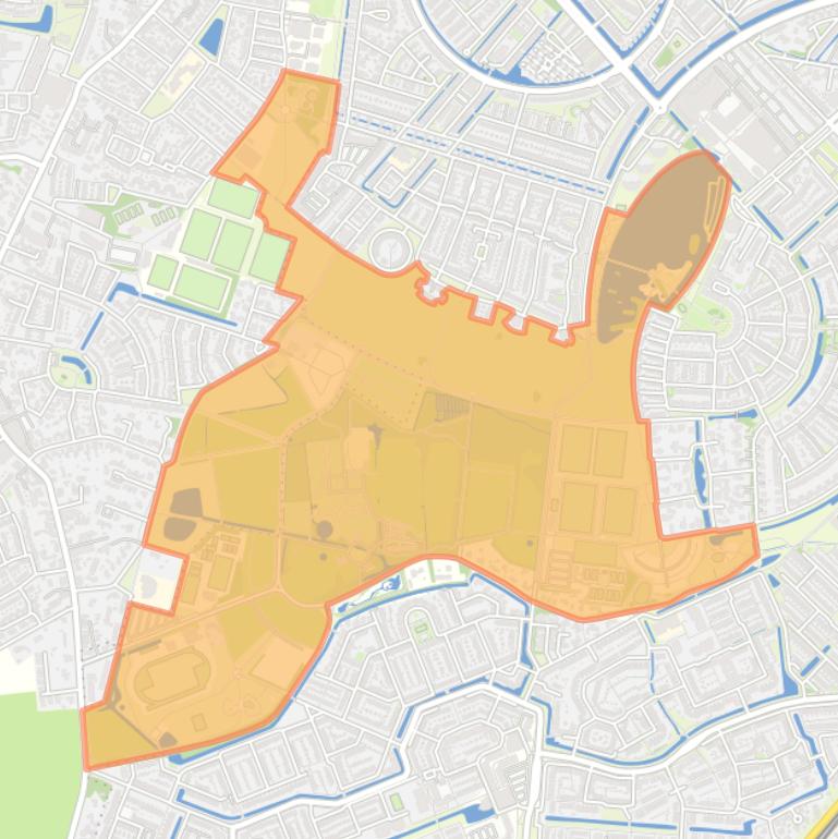 Kaart van de buurt Park Schothorst.