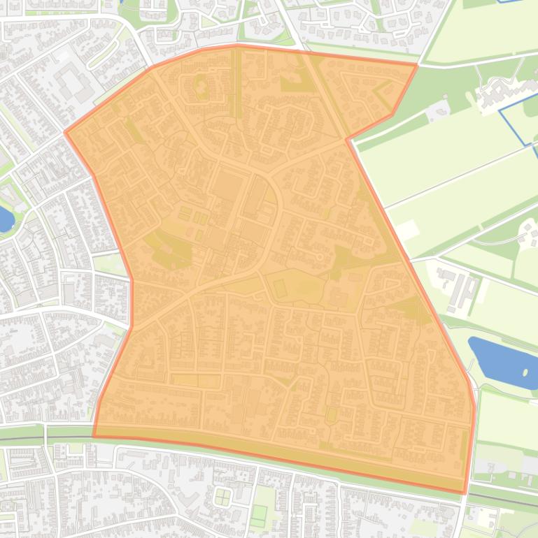 Kaart van de buurt Park Stokhorst.