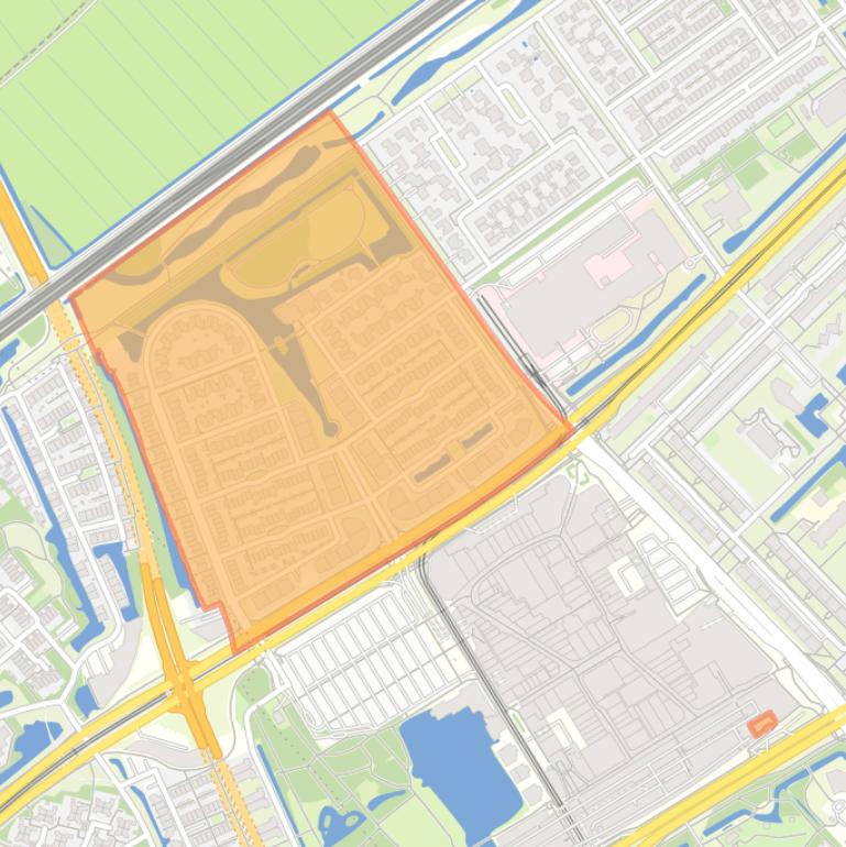 Kaart van de buurt Park Veursehout.