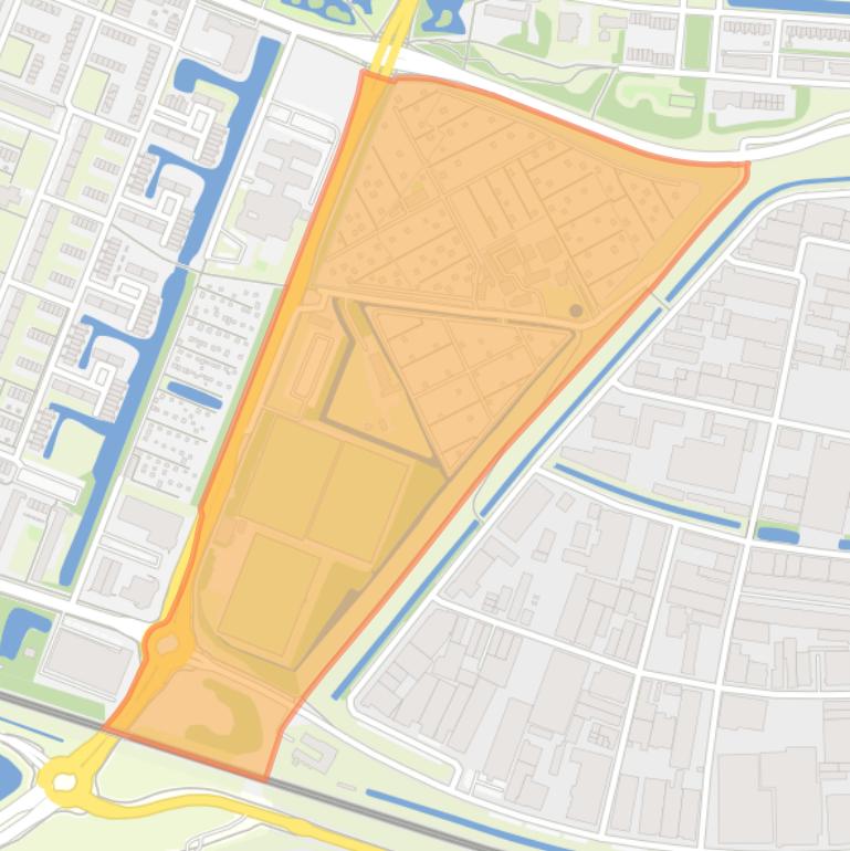 Kaart van de Park Zuidbuurt.