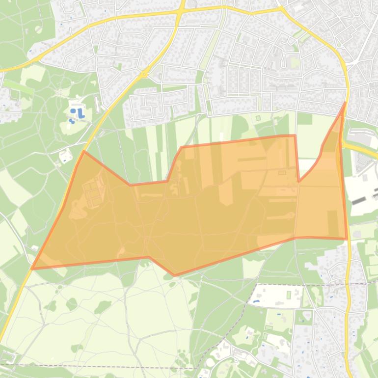 Kaart van de buurt Parrewijn.