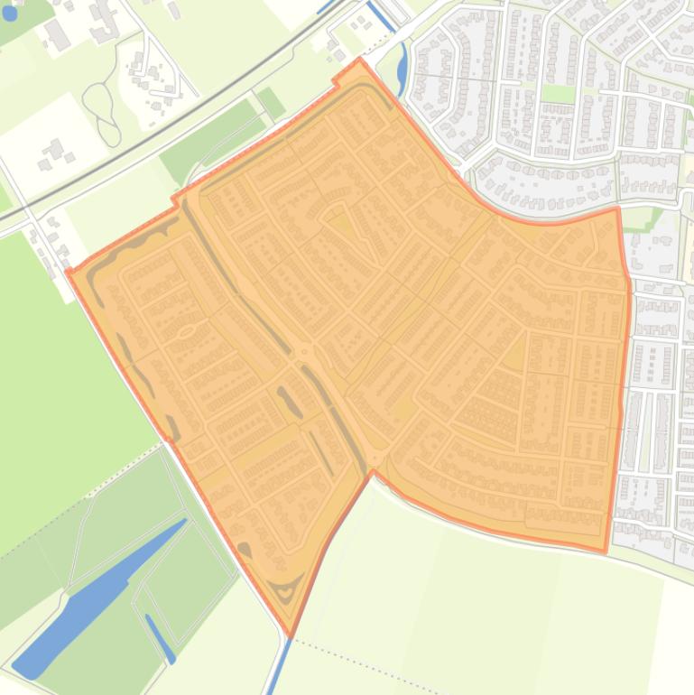 Kaart van de buurt Passewaaij-Zuid-West.