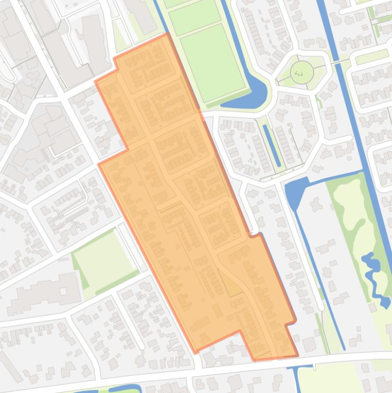 Kaart van de buurt Pastoor Merius.