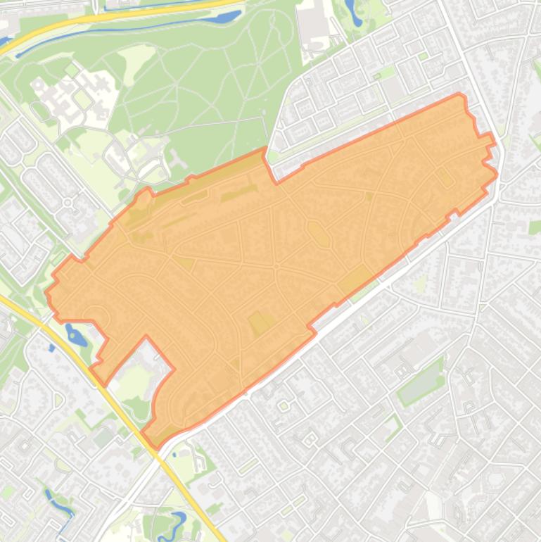 Kaart van de buurt Patijnpark.